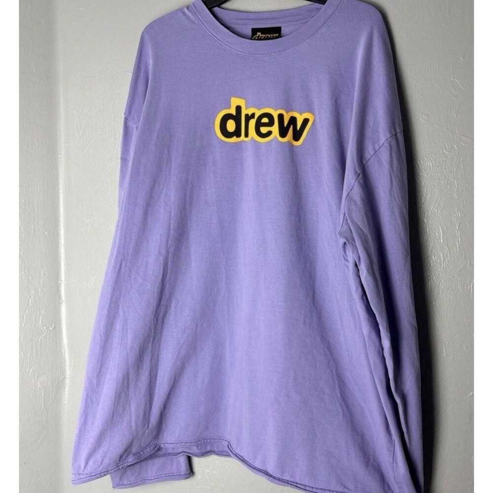 Drew House Lavender Purple Long Sleeve T-Shirt Size XL